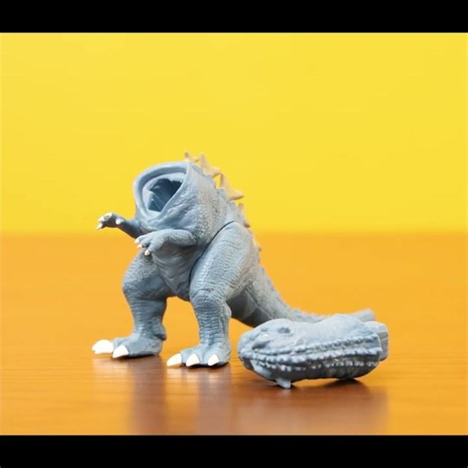 Godzilla Junior Build. Capsule Toy HG Godzilla #godzilla