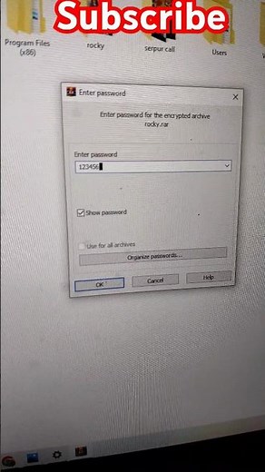 laptop me folder par password 🔑 kaise lagaye windows 11 folder Ko Kay se lock kare #laptop