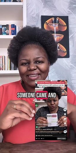 Literature Review: Why synthesis & where to find great examples #academicwriting #literaturereview