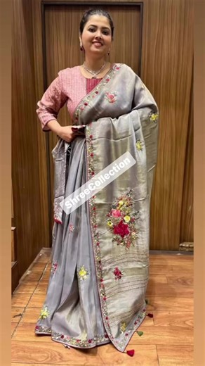 9.6K views · 62 reactions | Exclusive tissue collection Link - https://fb.watch/nzR8l0Bvtf/?mibextid=cr9u03 By #shreecollectionbydebjanidhar Ready stock available for dispatch Price 6999 with free shipping all over India  #shreecollectionpujacollection2023Festive #shreecollectionbydebjanidhar #debjanidhar #tissuesarees #designerwear #durgapujo2023 For confirmation pls WhatsApp us our what’s up number 967988580 | Shree collection | Facebook