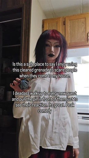 Nix M on Instagram: "You gotta look unhinged asf too when you do it. I might just be a terrible person honestly. Being my friend is a lot of fun . . . . . . . . . . . . . . . . . . . . . . . . . . . . . . #fyp #goth #gothgirl #alt #alternative"