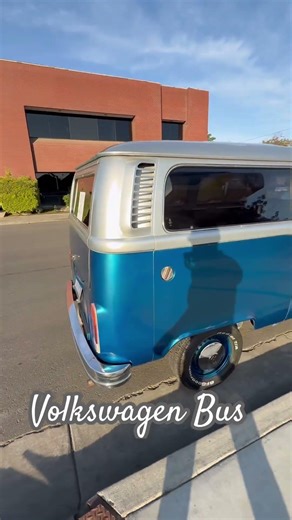 Beautiful bay window Volkswagen bus.