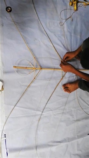 Grasshopper Kite Making 🪁 | Amazing DIY Flying Kite Part 1 | ঘাসফড়িং ঘুড়ি বানানো