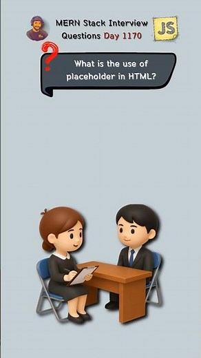 What is the use of placeholder in HTML? #shorts