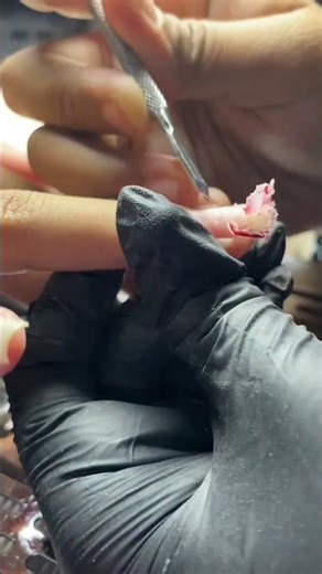 remove nail extension #nails #removenail