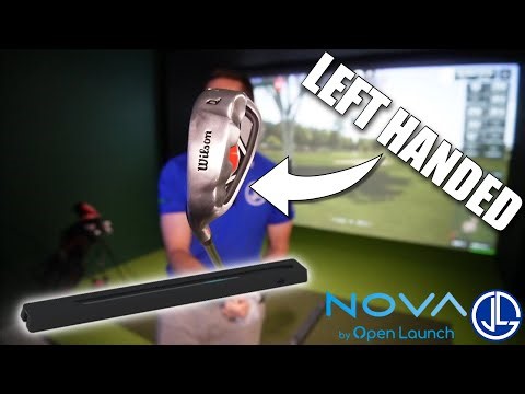 Playing LEFT-HANDED on the Nova Golf Entertainment System… This One Detail Matters (Ball Placement)