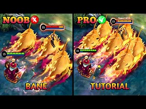 BANE TUTORIAL 2023 | MASTER BANE IN JUST 13 MINUTES | BUILD, COMBO AND MORE | MLBB