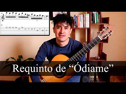 Tutorial de Ódiame - Versión de Gilberto Puente (pero en Guitarra Acústica)