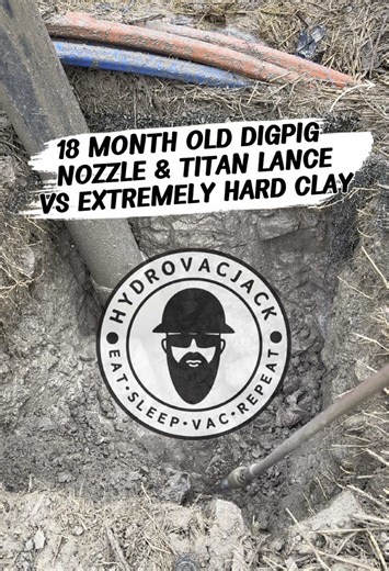 Hydro Flexing on the competition.😏💪 Name another setup that will go 18 months without replacing a single piece. I’ll wait…🤙 @Dig Pig Products Inc #hydrovac #excavator #operator #work #silencer #nozzle #titan #lance #wand #powerawesome #magicstick #oddysatifying #asmr #bluecollar #construction