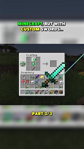 Minecraft with Custom Swords: I Part 3 Challenge