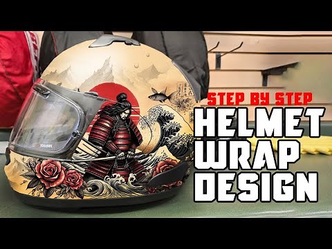 Designing Helmet Vinyl Wraps Using Photoshop and Ai Bing Image Creator.-A step by step guide.