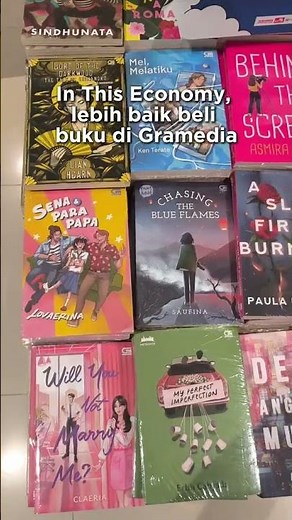 Let's buy books at Gramedia!