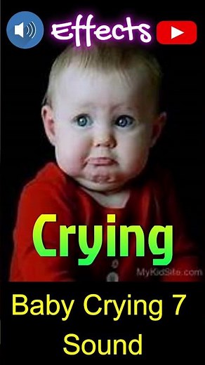 Baby Crying 6 Sound 1- baby crying sound effects #babycrying #babyshorts #shortvideo #soundeffects