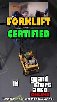 How to Become FORKLIFT CERTIFIED in GTA Online #gta5 #gtaonline
