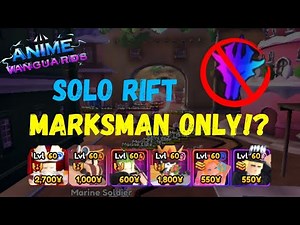 Update 10 units vs Shanks Rift! | Anime Vanguards