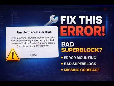 Fix ‘Unable to Access Location’ Error in Linux