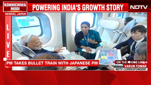 6.1K views · 145 reactions | PM Modi Rides Bullet Train With Japanese PM Shigeru Ishiba | NDTV | Facebook