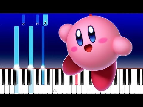 Kirby dream land theme song (Piano Tutorial)