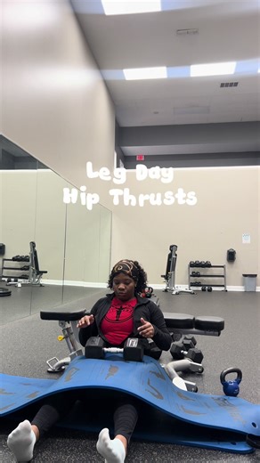 Hip thrusts targets your glutes ,It also activates the hamstrings, quadriceps, and adductors. Tips to remember You can use a barbell pad or in my case I tried a mat for cushioning the hips, especially if using a heavy load or you will have achy hips. Start light and gradually increase the weight as you get stronger, focusing on executing the exercise with good technique ALWAYS!! Avoid overextending your back as this can put unnecessary pressure particularly on the lower back Focus on rotating yo