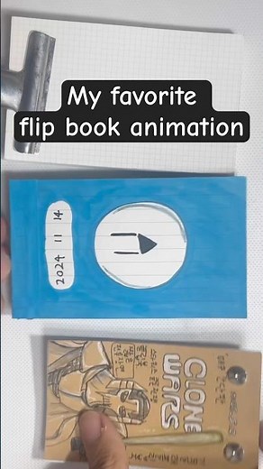 My favorite flip book animation #flipbook #animation
