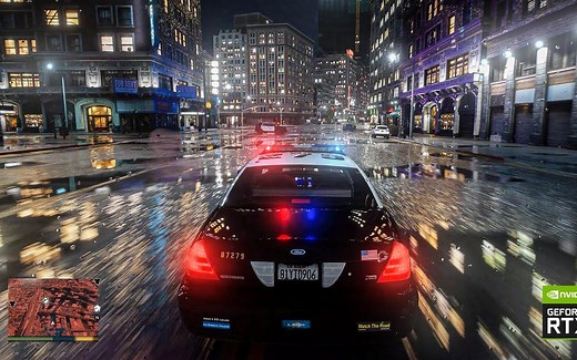 【GTA6 Mod】 超强画质！虚拟？现实？！RTX 3090 TI最高模式真实画质