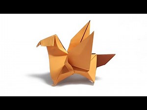 How to make a paper Griffin [ORIGAMI]