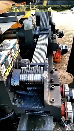 Five - Head Rebar Bending Machine in Operation