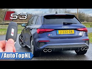 2021 AUDI S3 8Y REVIEW on AUTOBAHN [NO SPEED LIMIT] by AutoTopNL