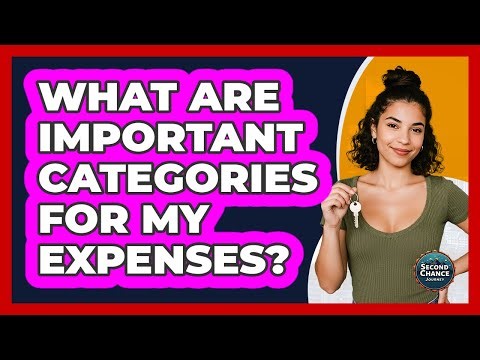 What Are Important Categories For My Expenses?