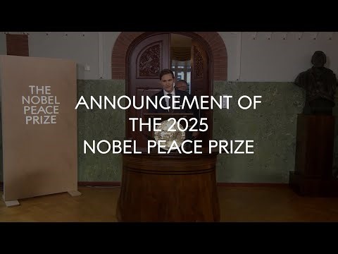 WATCH: María Corina Machado, champion for democracy in Venezuela, wins Nobel Peace Prize