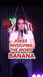 Jokes involving the word banana 🍌 #comedy #comedyuntamed #standup #improv #puns #dadjokes #banana | Comedy Untamed