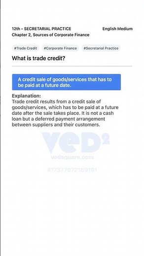 Understanding Trade Credit in Corporate Finance