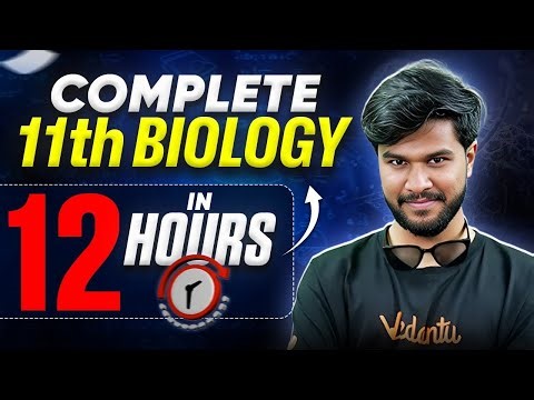 Complete 11th Biology in Just 12 Hours 🔥NEET 2026 Power Marathon! by Subash Sir