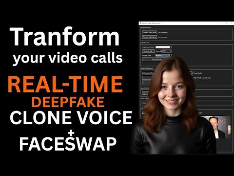 Convert Your Face & Voice in Real-Time | Full Deepfake Pipeline Tutorial