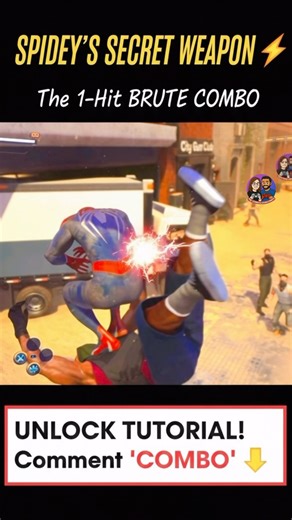 The CLEANEST Spider-Man Combo You’ll See Today 😳🔥 | Can YOU Hit This? #gaming #spiderman2 #shorts