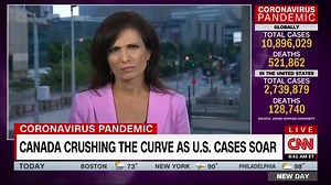 5.8M views · 10K reactions | Here's how Canada controlled its Covid-19 cases as the US struggles. There's been no controversy over masks, plus "early and widespread testing, a free health care system still building surge capacity, longer shutdowns, slower reopenings, social distancing.” https://cnn.it/3irSZpb | CNN Replay | Facebook