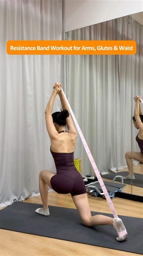 4 resistance band moves to tone arms, tighten waist, and sculpt shoulders, back, glutes, and legs
