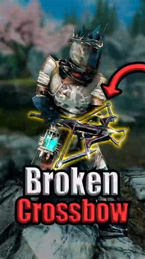 How to steal the strongest Crossbow in Solitude #skyrim #gaming #shorts