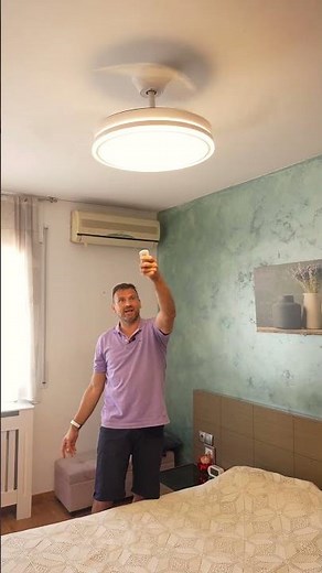 Ceiling fan with LED light