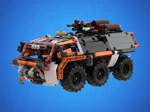 LEGO MOC-121592 42139 B-Model - "TPZ Fuchs 6x2" (Technic 2022)