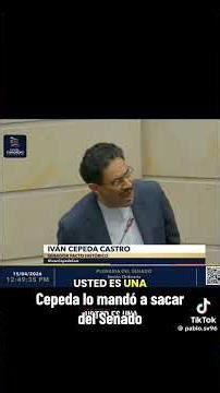 Cepeda ordered the removal of the convicted Ciro Ramírez #news #colombia