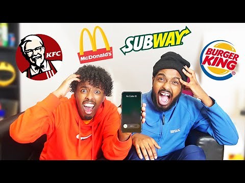 PRANK CALLING FAST FOOD RESTAURANTS!