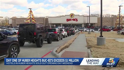 Buc-ee's Ohio opening shatters records, makes $1M first day