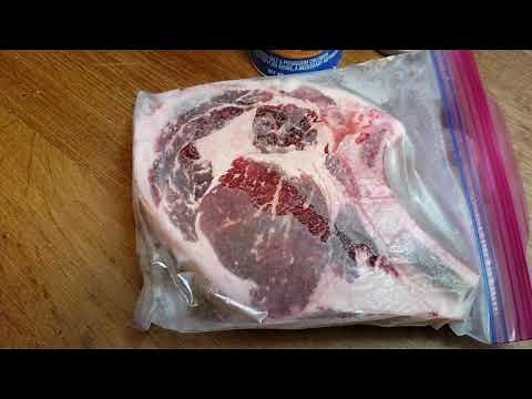 Ribeye Steak from frozen to perfect in Nuwave infrared oven