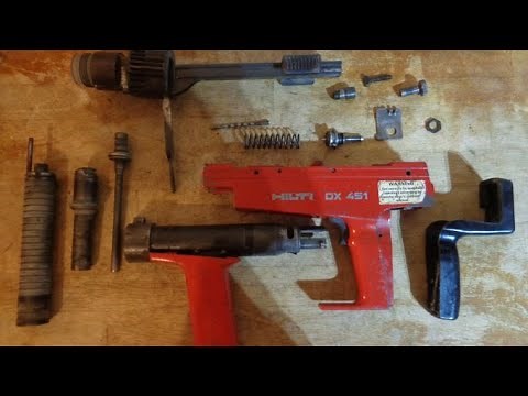 Hilti DX 450 and DX 451 Tear Down and Reassembly