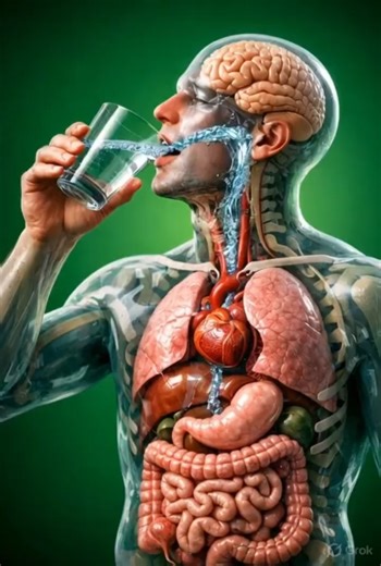 What Happens Inside Your Body When You Drink Water | 3D Human Body Animation