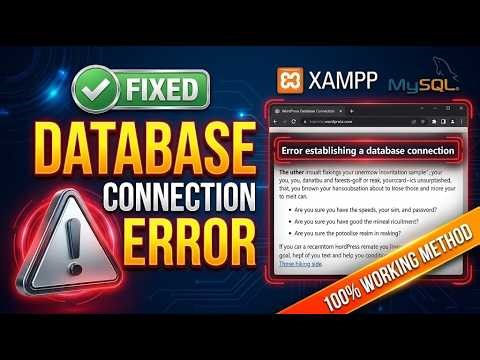 WordPress Database Connection Error Solved 🔥 | XAMPP MySQL Fix | Bestech