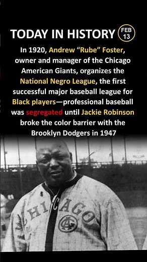 How Black Players Built Their Own League in 1920 #BlackHistory #Sports #MLB