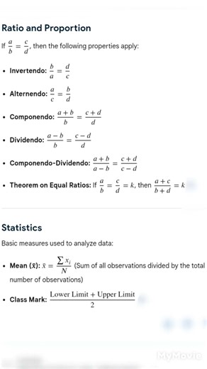 Set & Statistics Formula Important maths formula 📘#shorts #maths #harikeshmathsacademy#easymaths