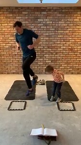 200K views · 1.4K reactions | This week, David & his son, Oscar, are here to show us a quick workout that you can do at home! It's a perfect one to get the kids involved in and have a bit of fun from the comfort of your sitting room  | Lidl Ireland | Facebook